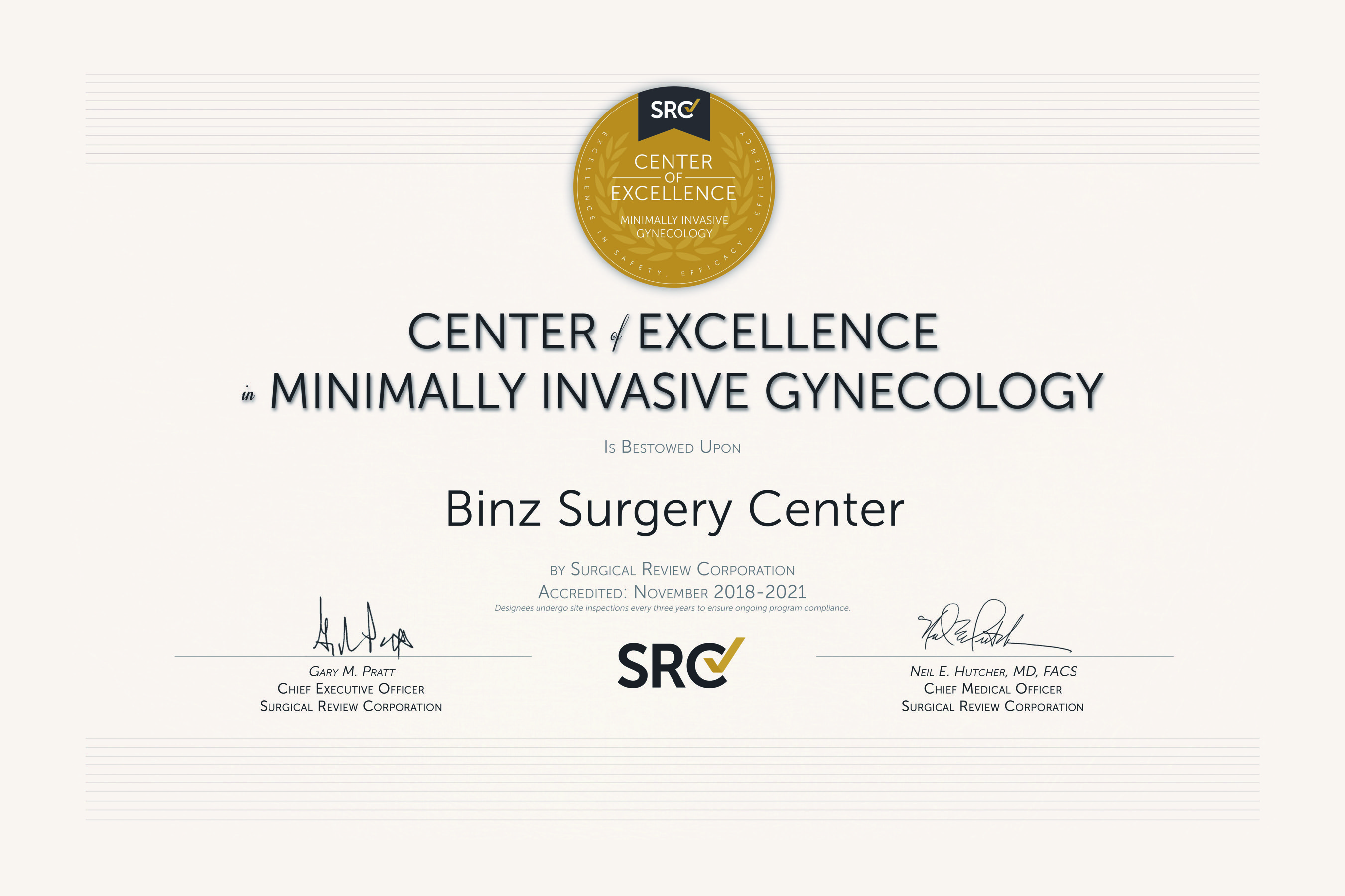 Binz Surgery Center | Urology Services